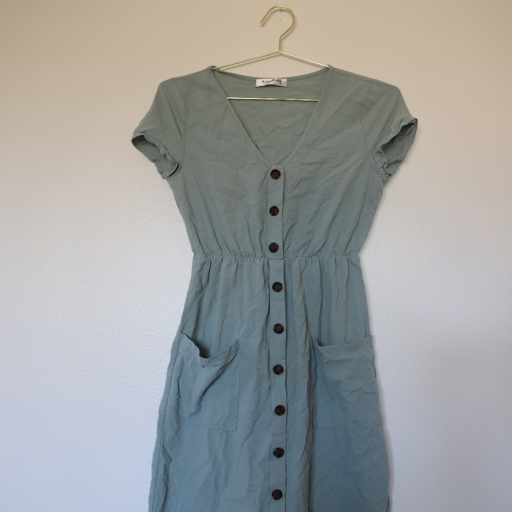 Blue Midi Dress